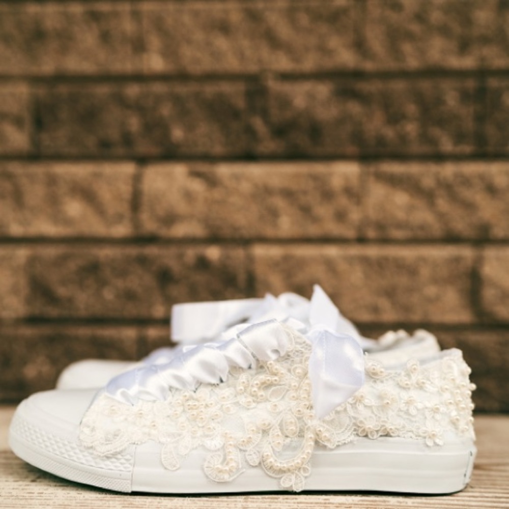 New custom wedding sneakers!